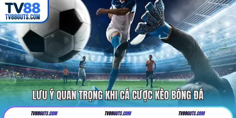 Lưu ý quan trọng khi cá cược kèo bóng đá