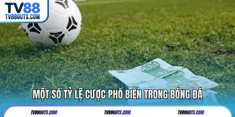 Một số tỷ lệ cược phổ biến trong bóng đá