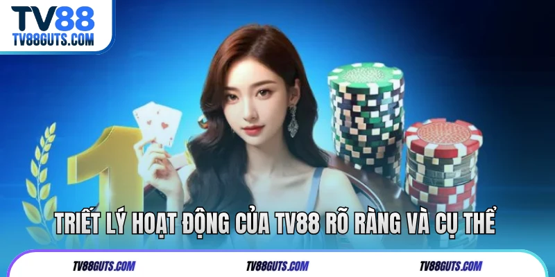 Triết lý hoạt động của TV88 rõ ràng và cụ thể 